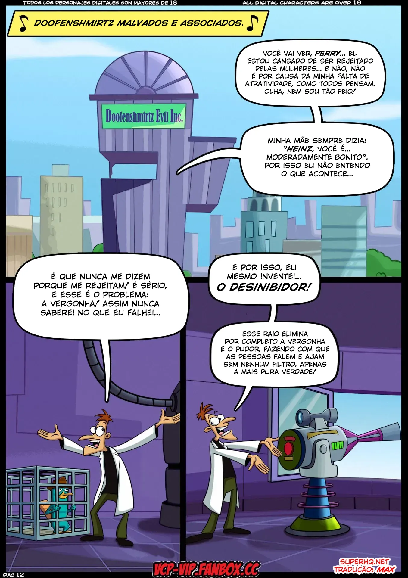 Phineas e Ferb HQs +18: Secretos Familiares - Página 8