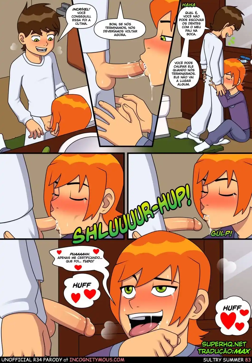 Ben 10 Hentai: Verão Suculento Cap.01 - Página 83