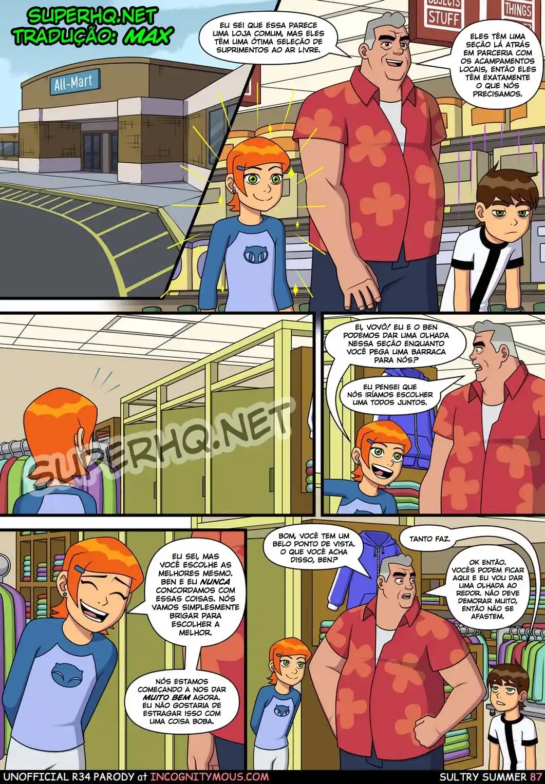 Ben 10 Hentai: Verão Suculento Cap.01 - Página 87