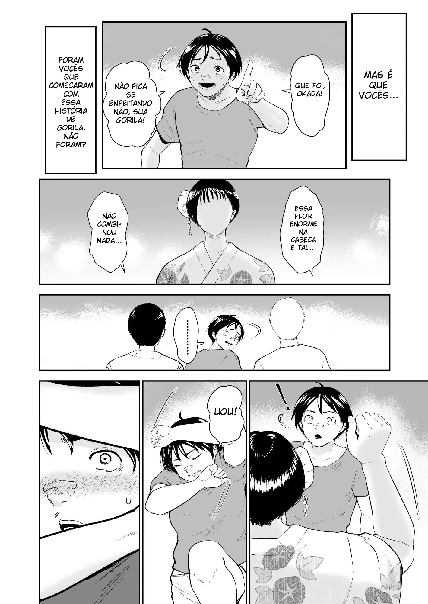 O Verão de Natsuki ~ Minha Amiga de Seios Fartos Foi Transformada Em Mulher Pelas Mãos de Um Adulto Durante o Verão - Página 9