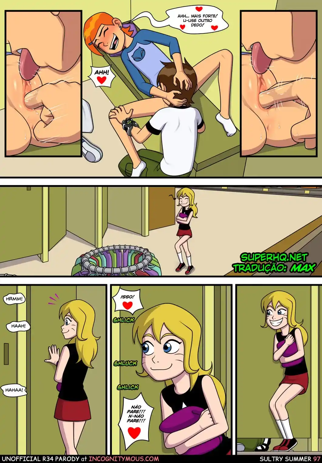 Ben 10 Hentai: Verão Suculento Cap.01 - Página 97
