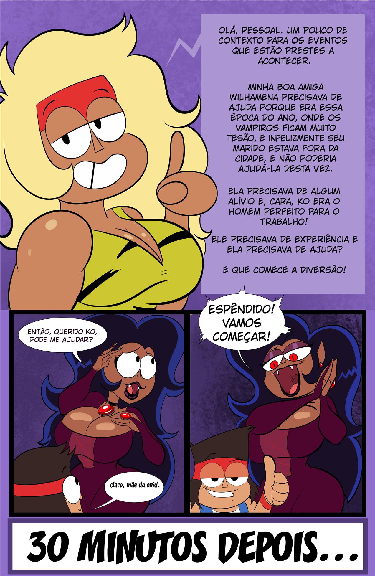 Saciando o Desejo da Milf Vampira - Página 2