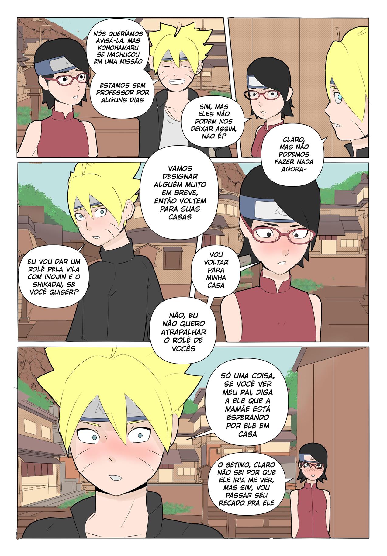 Sarada em busca do Mangekyo Sharingan 3 - Página 14