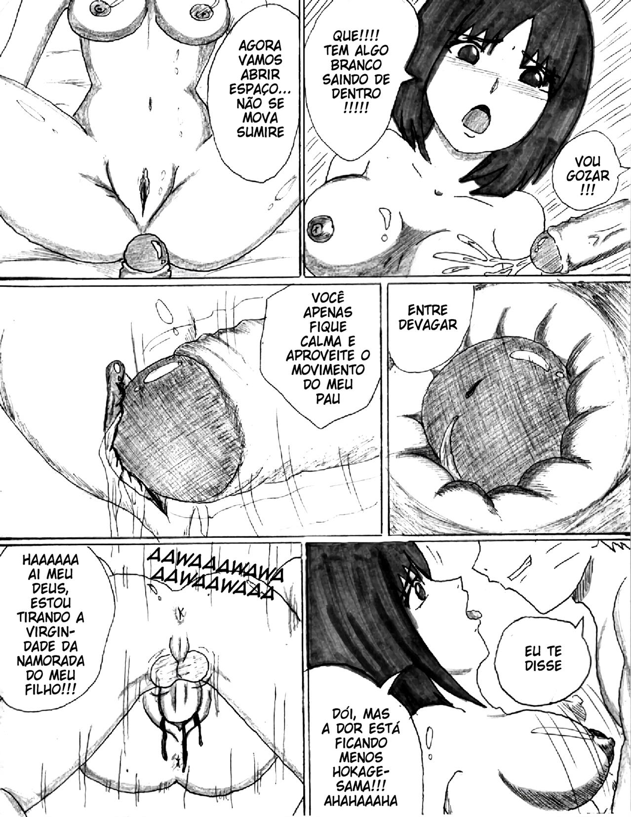 Treinamento Sexual na casa do Hokage - Página 10