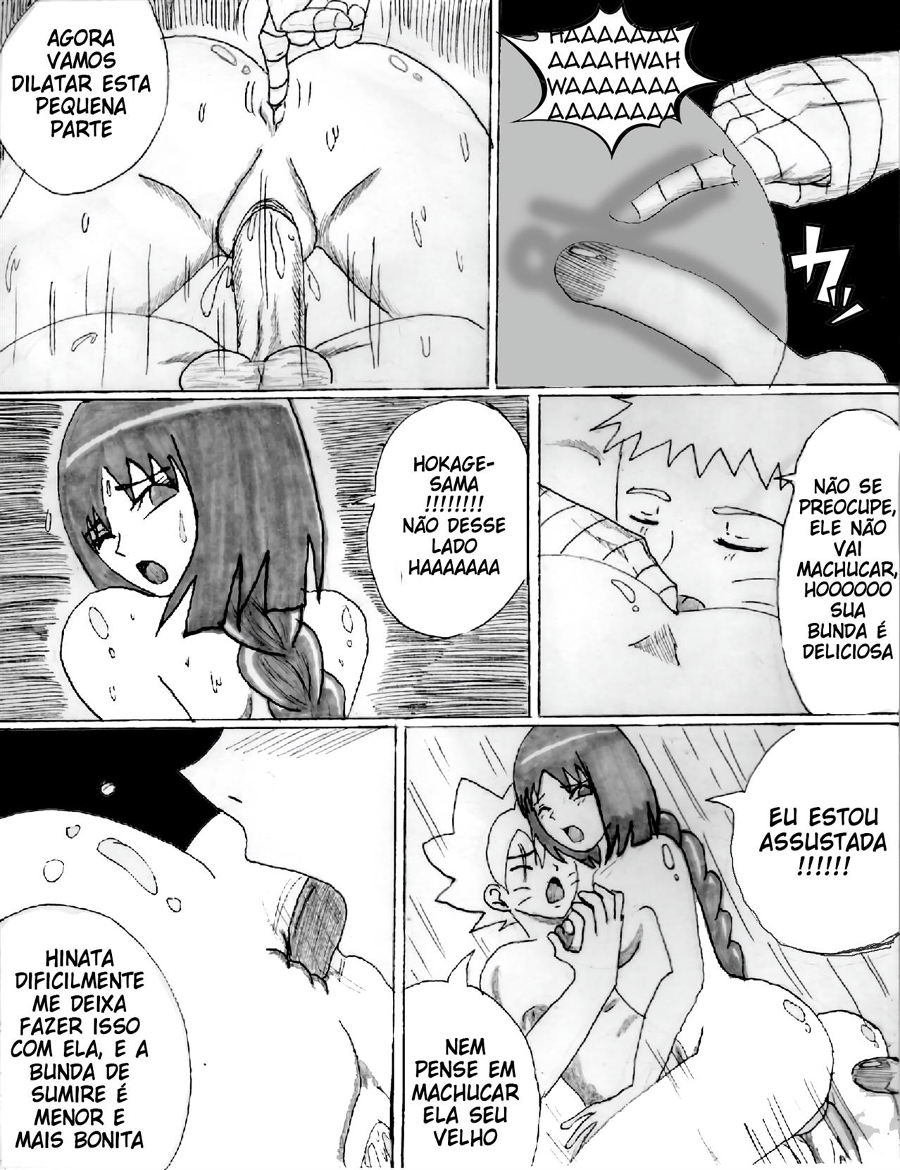 Treinamento Sexual na casa do Hokage - Página 17