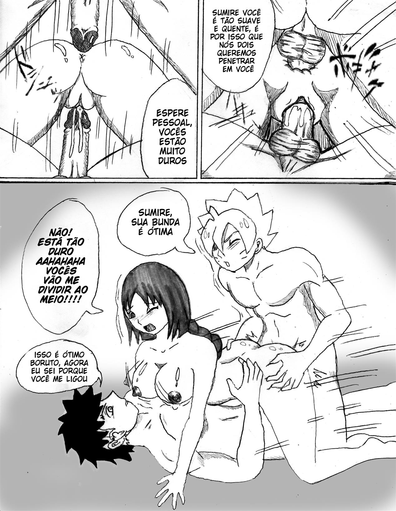 Treinamento Sexual na casa do Hokage - Página 36