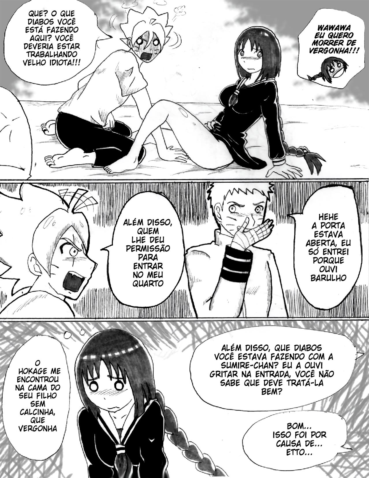 Treinamento Sexual na casa do Hokage - Página 5