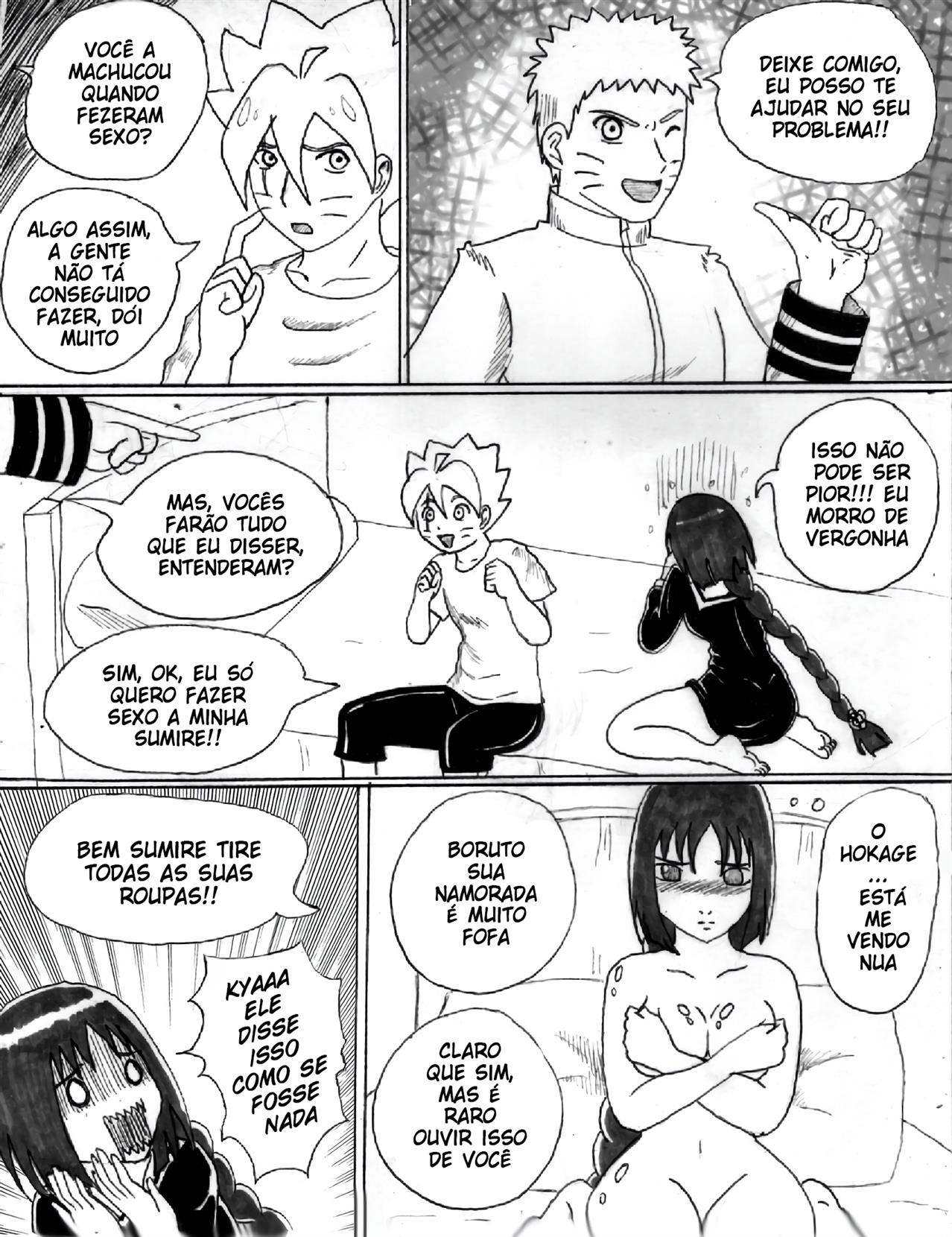 Treinamento Sexual na casa do Hokage - Página 6