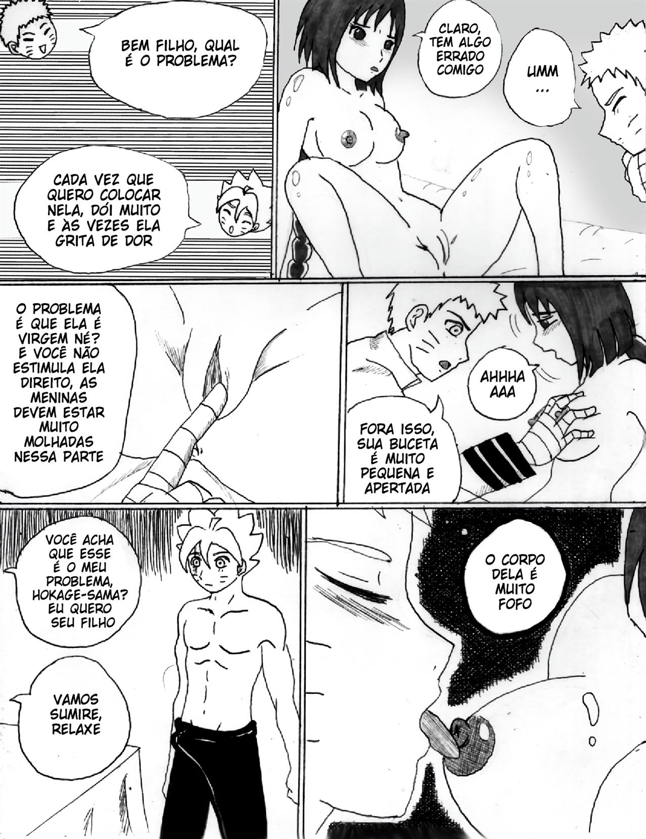 Treinamento Sexual na casa do Hokage - Página 7