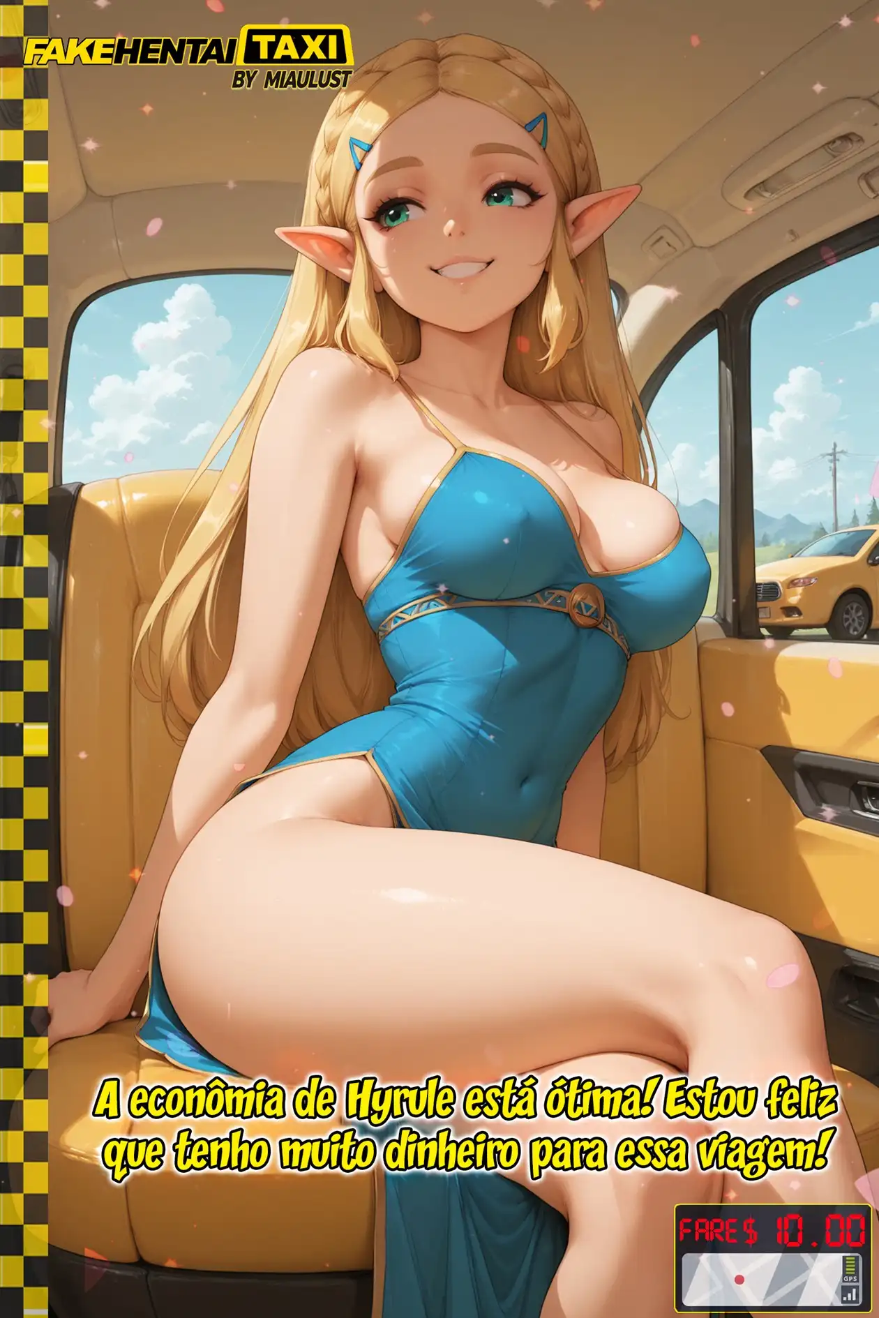 Viagem de Táxi Pervertida com Zelda - Página 2