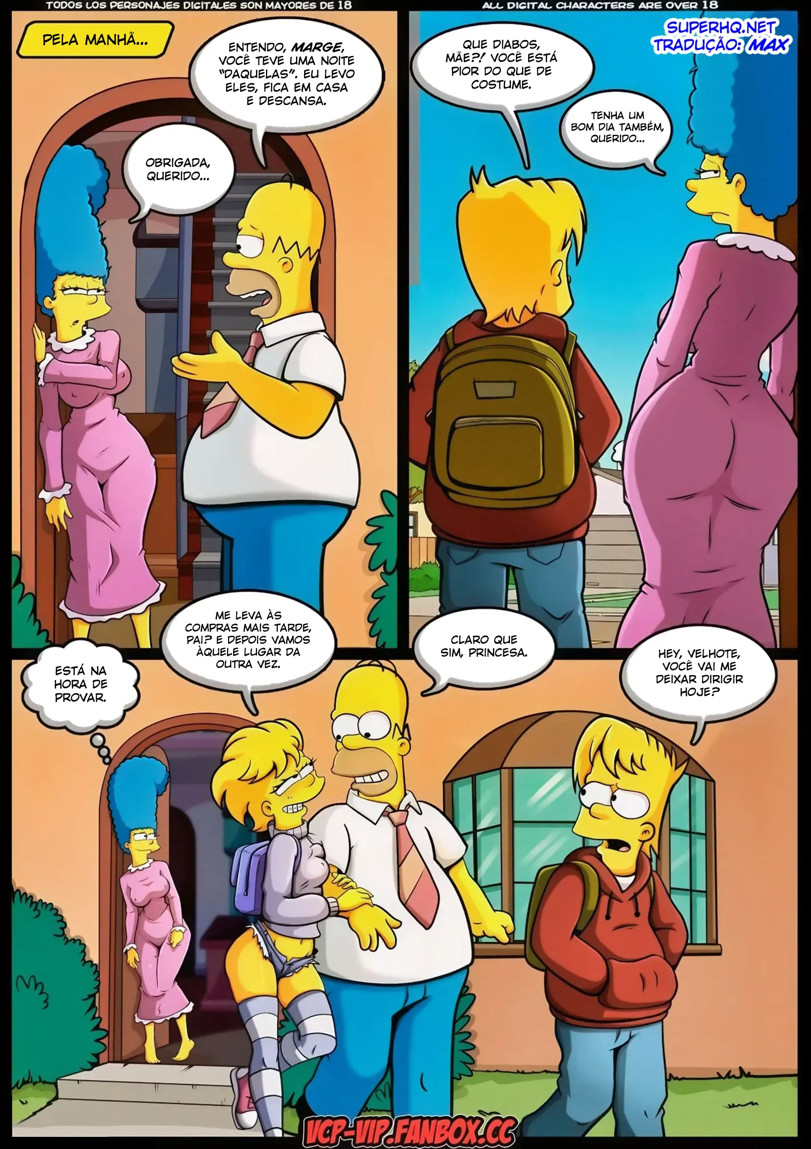 Reaquecendo a Mamãe | Simpsons Hentai - Página 10