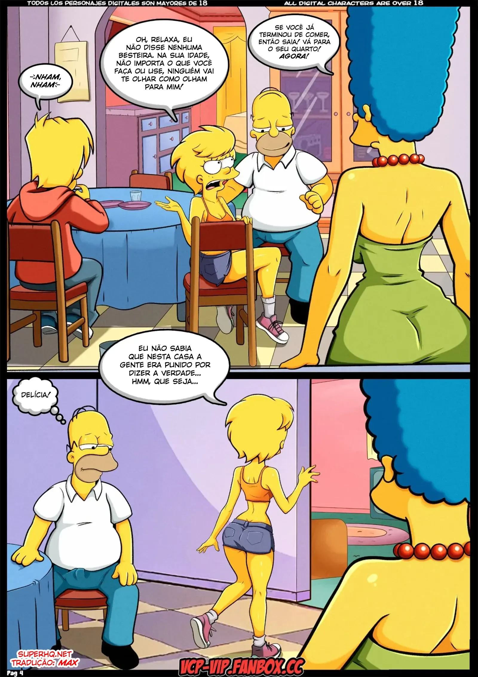 Reaquecendo a Mamãe | Simpsons Hentai - Página 5