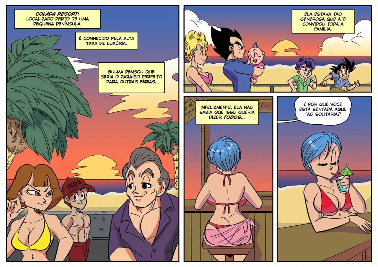 Summer Paradise VL.01 | Dragon Ball Hentai - Página 2